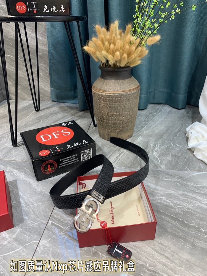 Streetwear Belt Ferragamo 319366 size:3.5cm