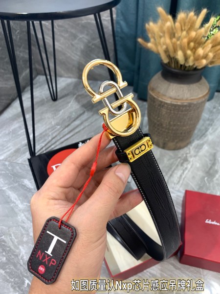 Streetwear Belt Ferragamo 319322 size:3.5cm