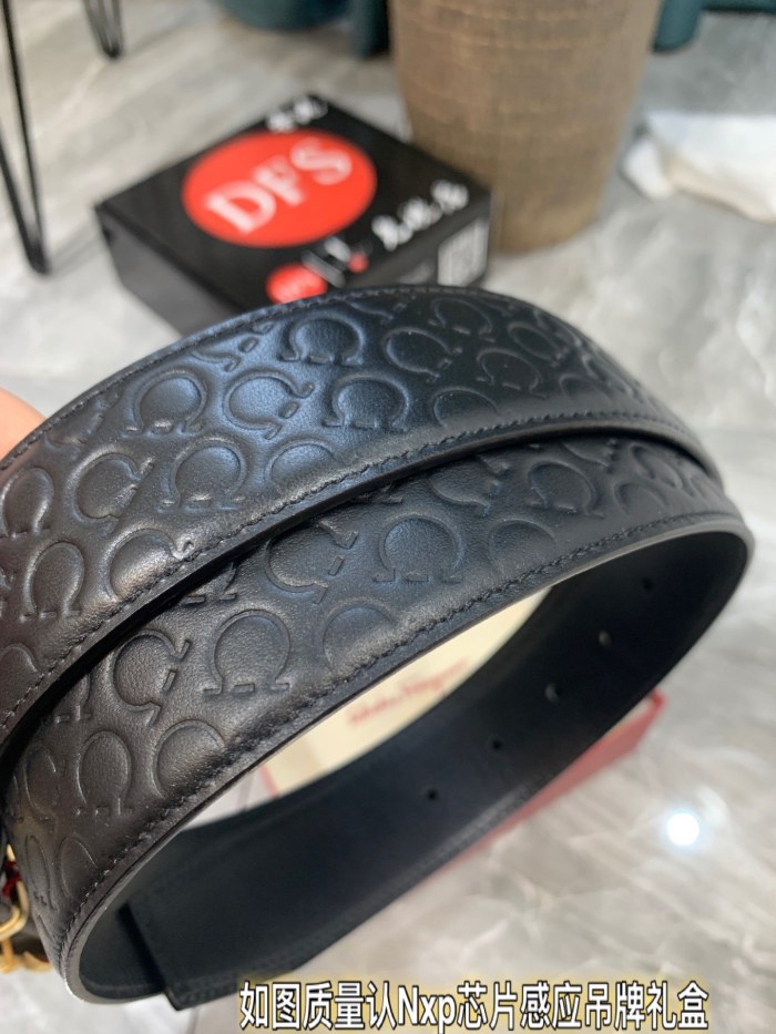 Streetwear Belt Ferragamo 319364 size:3.5cm