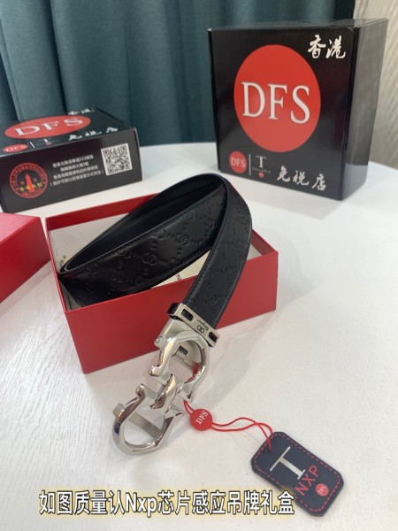 Streetwear Belt Ferragamo 319252 size:3.5cm