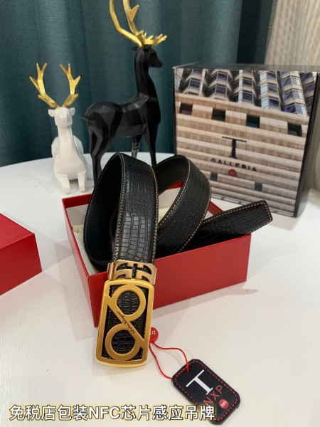 Streetwear Belt Ferragamo 319260 size:3.5cm