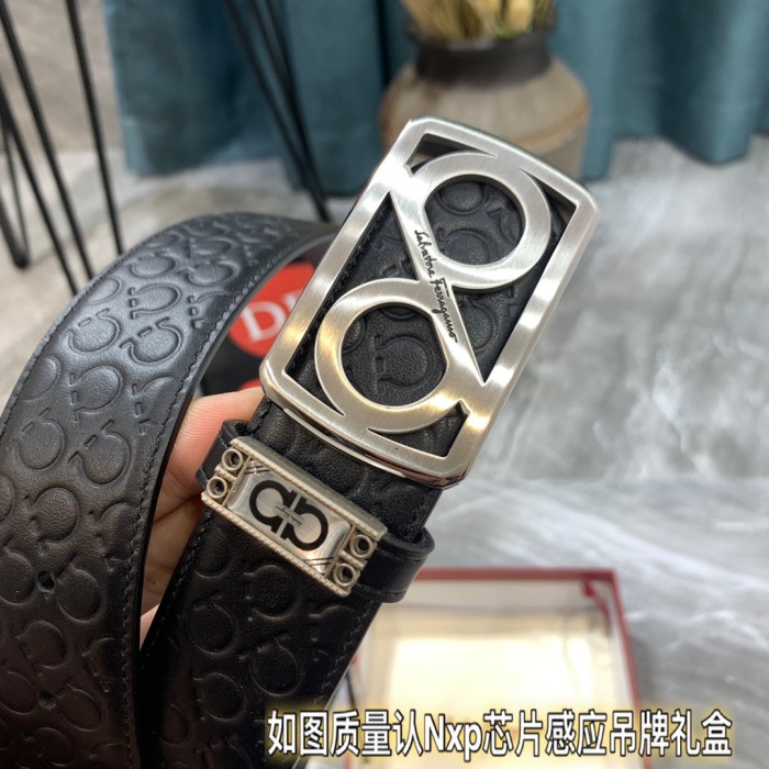 Streetwear Belt Ferragamo 319395 size:3.5cm