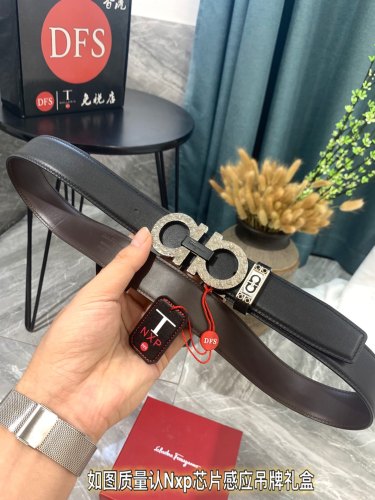 Streetwear Belt Ferragamo 319383 size:3.5cm