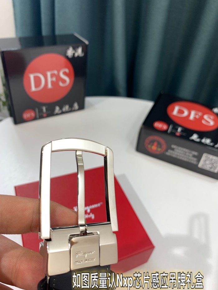 Streetwear Belt Ferragamo 319247 size:3.5cm