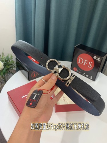 Streetwear Belt Ferragamo 319236 size:3.5cm