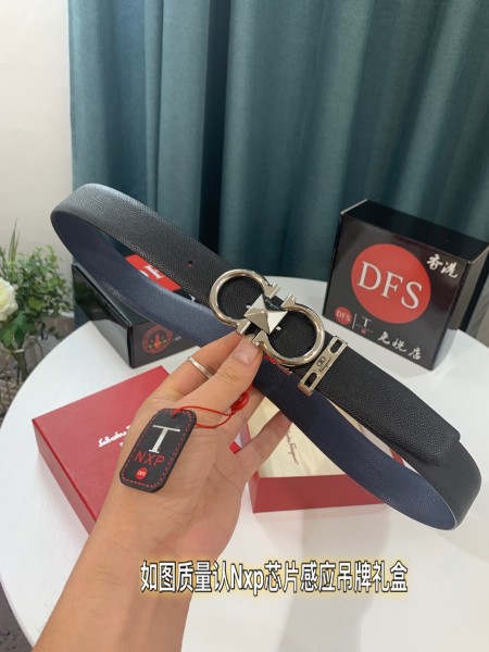 Streetwear Belt Ferragamo 319236 size:3.5cm