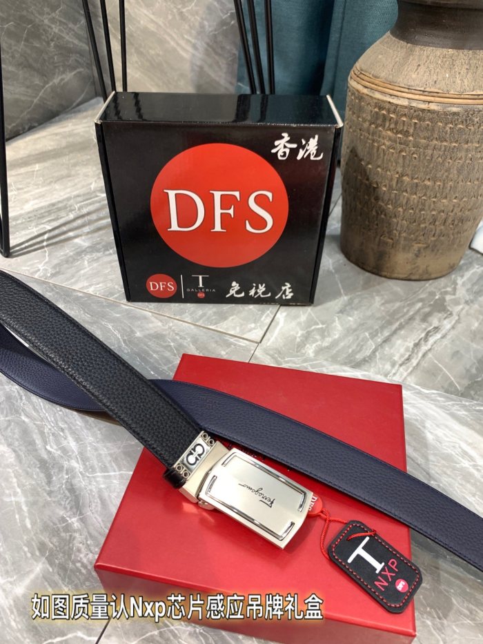 Streetwear Belt Ferragamo 319315 size:3.5cm