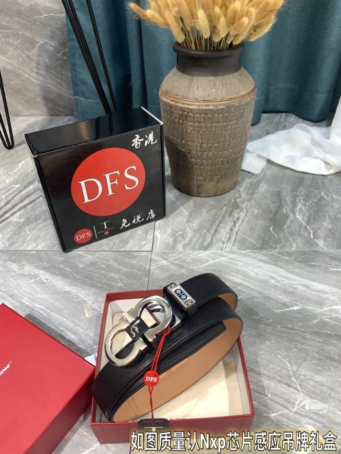 Streetwear Belt Ferragamo 319310 size:3.5cm