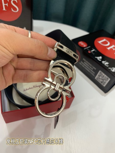 Streetwear Belt Ferragamo 319228 size:3.5cm