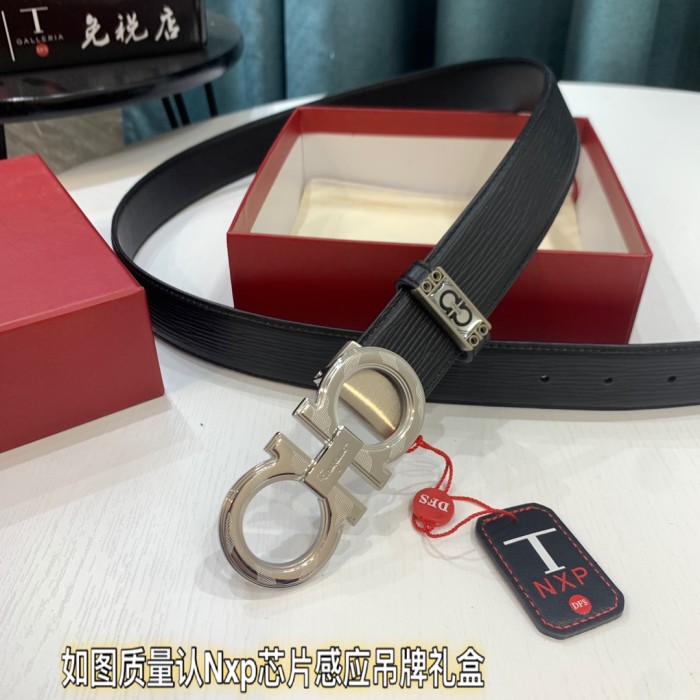 Streetwear Belt Ferragamo 319421 size:3.5cm