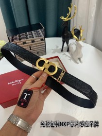 Streetwear Belt Ferragamo 319219 size:3.5cm