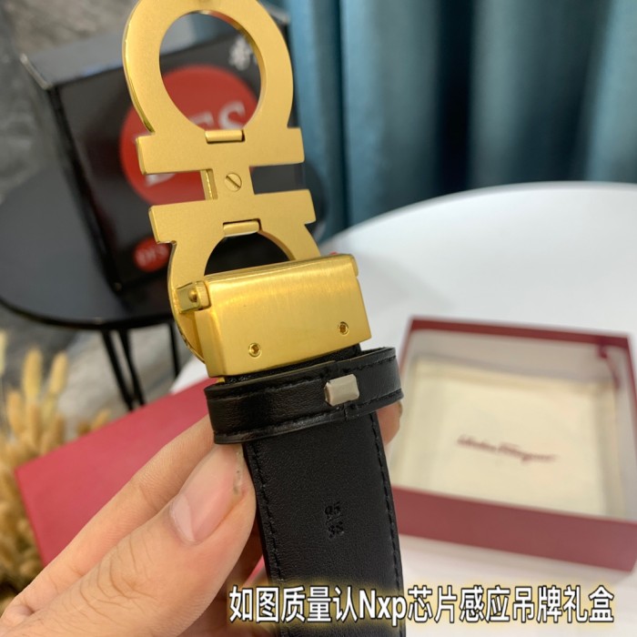 Streetwear Belt Ferragamo 319420 size:3.5cm