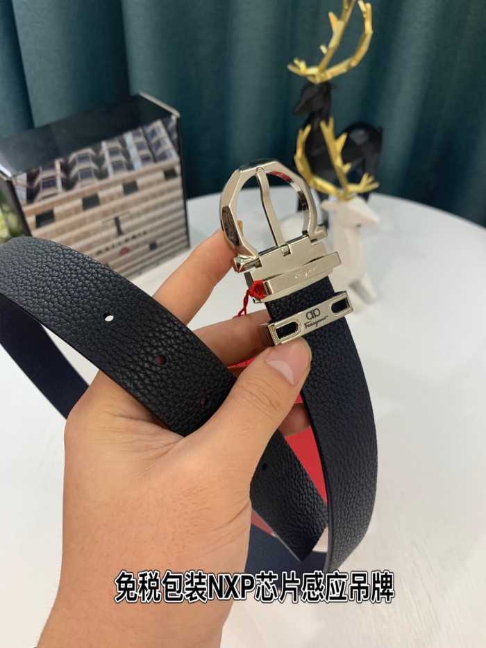 Streetwear Belt Ferragamo 319203 size:3.5cm