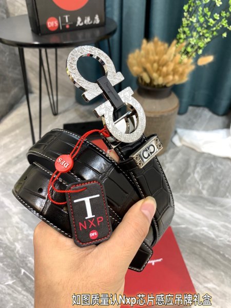 Streetwear Belt Ferragamo 319327 size:3.5cm