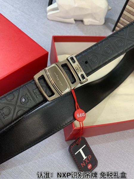 Streetwear Belt Ferragamo 319148 size:3.5cm
