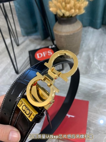 Streetwear Belt Ferragamo 319378 size:3.5cm