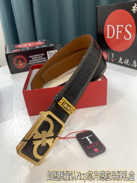 Streetwear Belt Ferragamo 319271 size:3.5cm