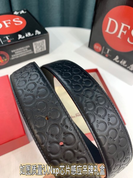 Streetwear Belt Ferragamo 319268 size:3.5cm