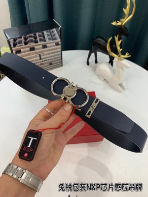 Streetwear Belt Ferragamo 319195 size:3.5cm