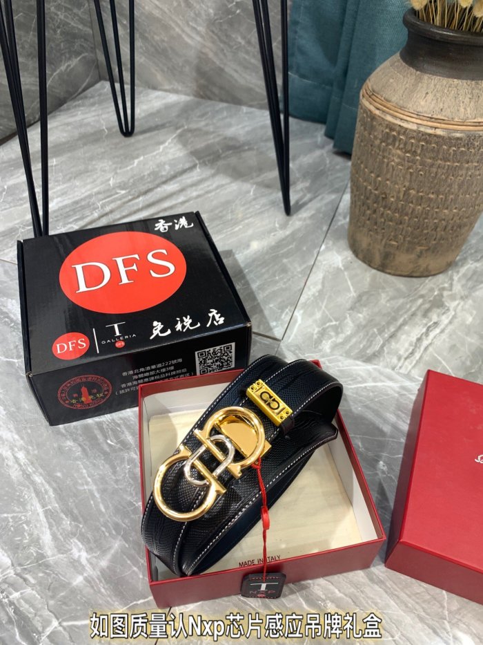 Streetwear Belt Ferragamo 319322 size:3.5cm