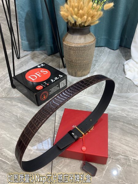 Streetwear Belt Ferragamo 319387 size:3.5cm