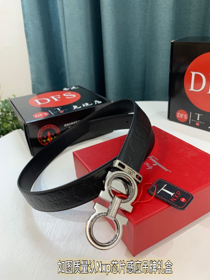 Streetwear Belt Ferragamo 319286 size:3.5cm