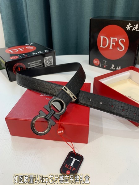 Streetwear Belt Ferragamo 319287size:3.5cm