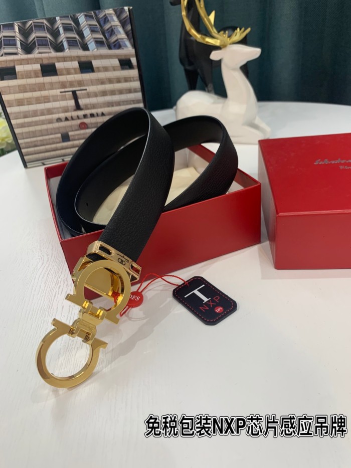 Streetwear Belt Ferragamo 319176 size:3.5cm