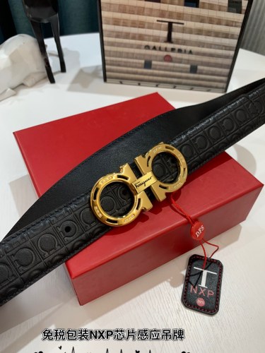 Streetwear Belt Ferragamo 319179 size:3.5cm