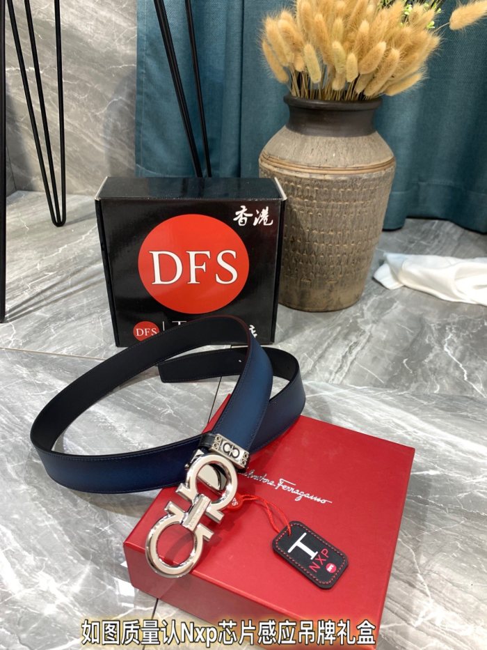 Streetwear Belt Ferragamo 319300 size:3.5cm