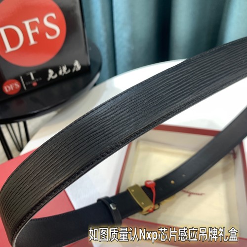 Streetwear Belt Ferragamo 319420 size:3.5cm