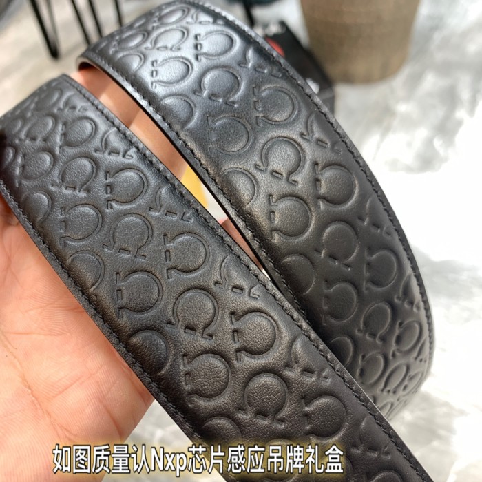 Streetwear Belt Ferragamo 319396 size:3.5cm