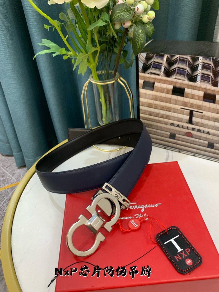 Streetwear Belt Ferragamo 319153 size:3.5cm