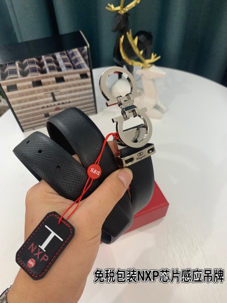 Streetwear Belt Ferragamo 319174 size:3.5cm