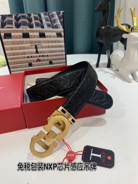 Streetwear Belt Ferragamo 319219 size:3.5cm