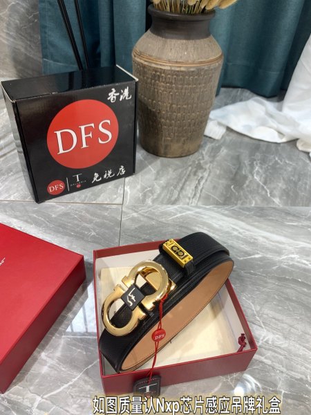 Streetwear Belt Ferragamo 319311 size:3.5cm