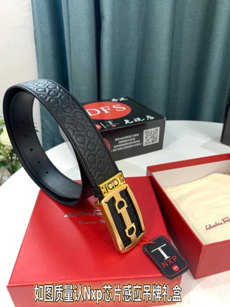 Streetwear Belt Ferragamo 319268 size:3.5cm