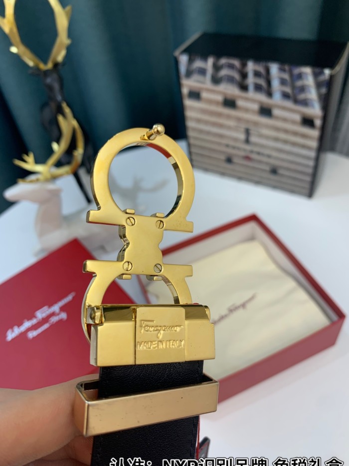 Streetwear Belt Ferragamo 319192 size:3.5cm