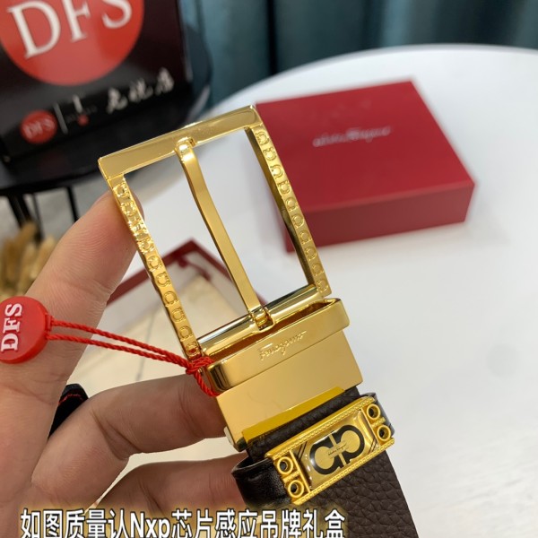 Streetwear Belt Ferragamo 319399 size:3.5cm