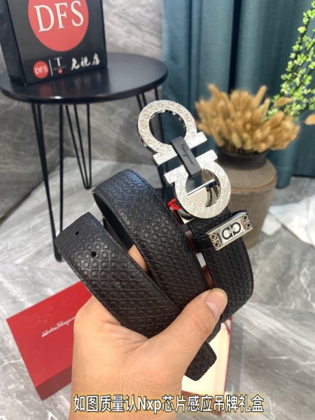 Streetwear Belt Ferragamo 319382 size:3.5cm