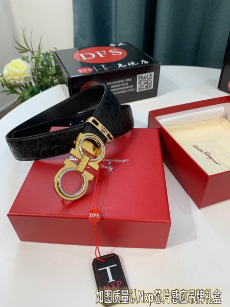 Streetwear Belt Ferragamo 319285 size:3.5cm