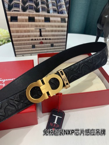 Streetwear Belt Ferragamo 319219 size:3.5cm