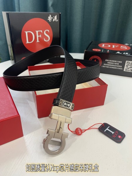 Streetwear Belt Ferragamo 319292 size:3.5cm