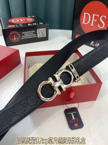 Streetwear Belt Ferragamo 319252 size:3.5cm