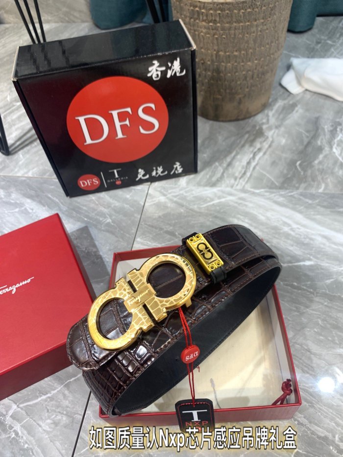 Streetwear Belt Ferragamo 319331 size:3.5cm