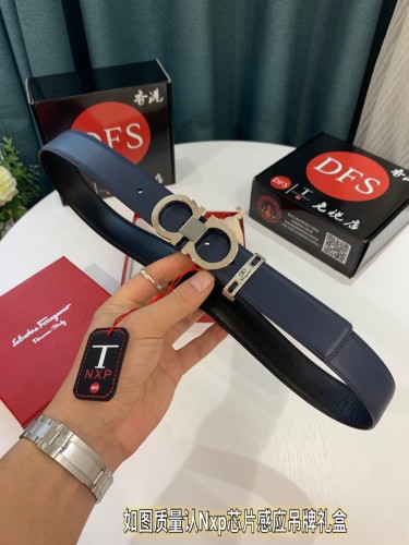 Streetwear Belt Ferragamo 319240 size:3.5cm