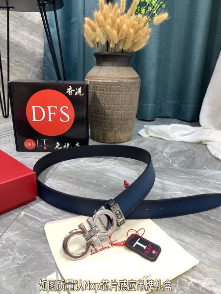 Streetwear Belt Ferragamo 319300 size:3.5cm