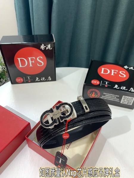 Streetwear Belt Ferragamo 319277 size:3.5cm