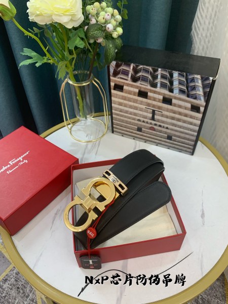 Streetwear Belt Ferragamo 319152 size:3.5cm