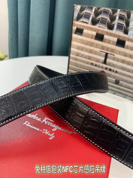 Streetwear Belt Ferragamo 319214 size:3.5cm